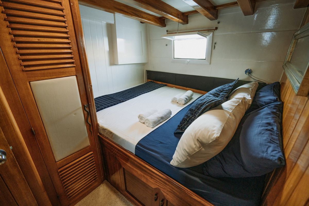 Cabin on Bevaz Lale, a Gulet Gulet gulet at Kos, Greece