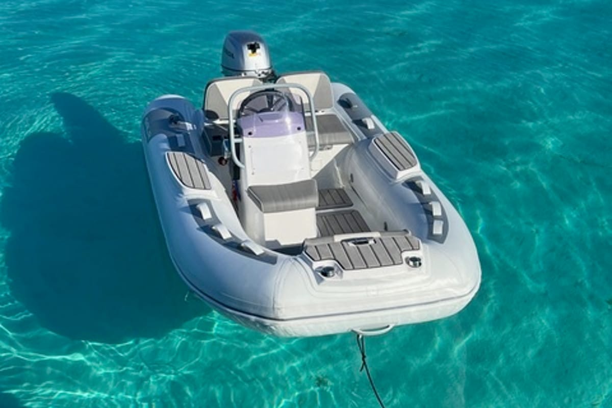 Second Wind Skippered, a Bali 4.6 catamaran at Parikia, Greece