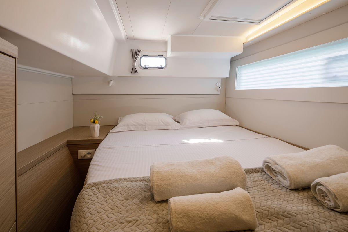 Cabin on Demy, a Lagoon 40 catamaran at Municipal Unit of Kranidi, Greece