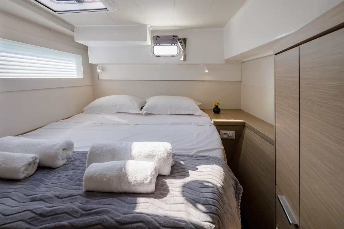 Cabin on Demy, a Lagoon 40 catamaran at Municipal Unit of Kranidi, Greece
