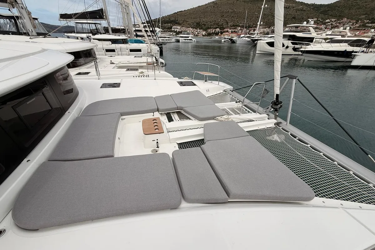 Vanesa, a Lagoon 46 catamaran at Seget Donji, Croatia