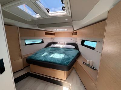 Cabin on Time Off, a Hanse Yachts Hanse 460 sailboat at Rosignano Solvay, Italy