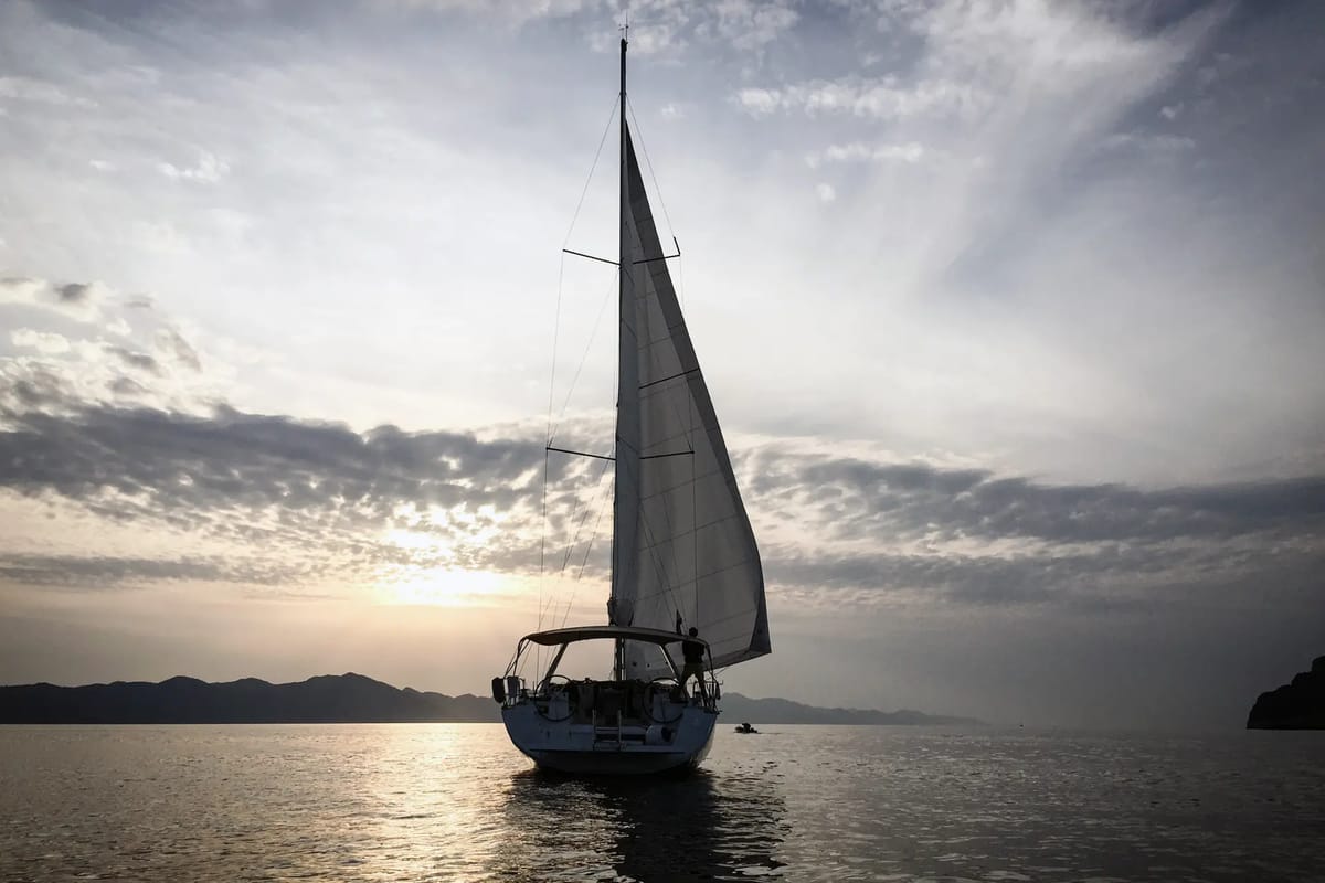 Exterior view of Soul, a Beneteau Oceanis 45 sailboat at Tivat, Montenegro
