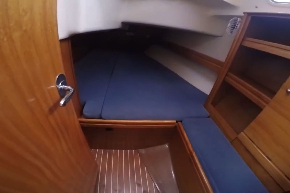 Cabin on Alexandros I, a Bavaria 37 sailboat at Municipal Unit of Lefkada, Greece