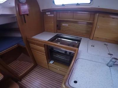 Galley of Alexandros I, a Bavaria 37 sailboat at Municipal Unit of Lefkada, Greece