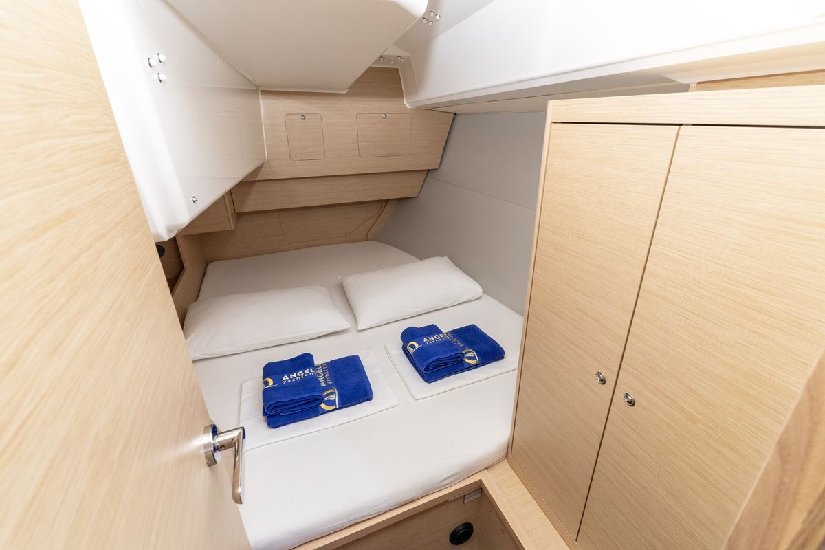 Cabin on Lumi, a Dufour 37 sailboat at Grad Biograd na Moru, Croatia