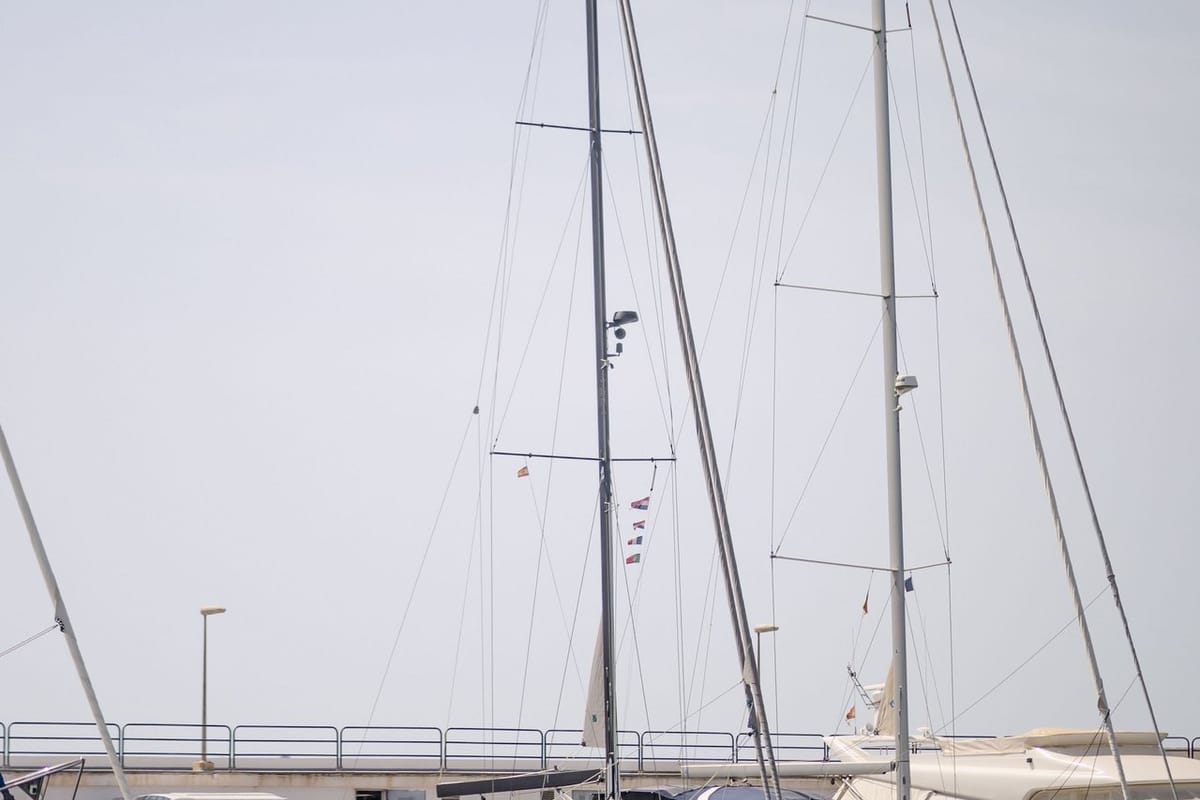 Adventuro, a Hanse Yachts Moody 54 DS sailboat at Palma de Mallorca, Spain