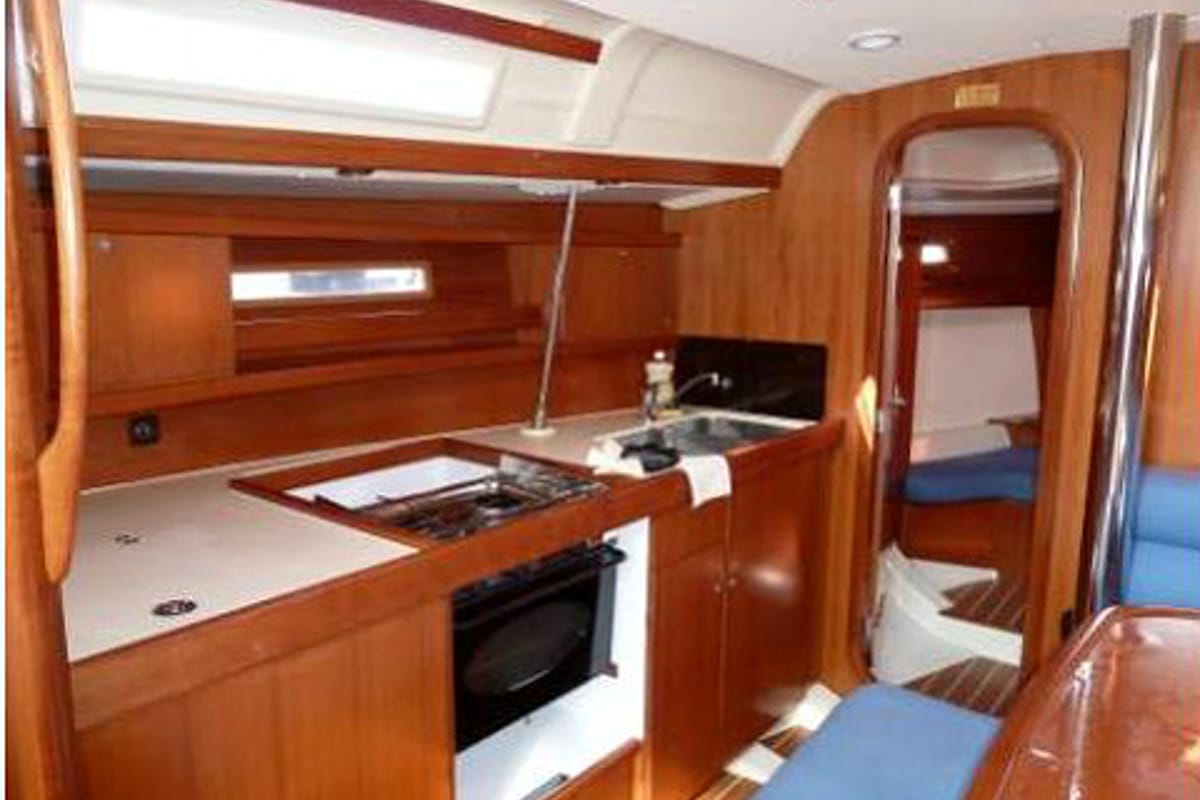 Galley of My Dream, a Dufour 365 sailboat at Yerseke, Netherlands