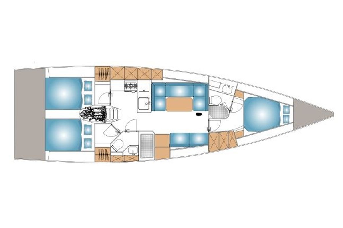 Exterior view of Black Pearl, a Gulet x-reuse sailboat at Piraeus, Greece