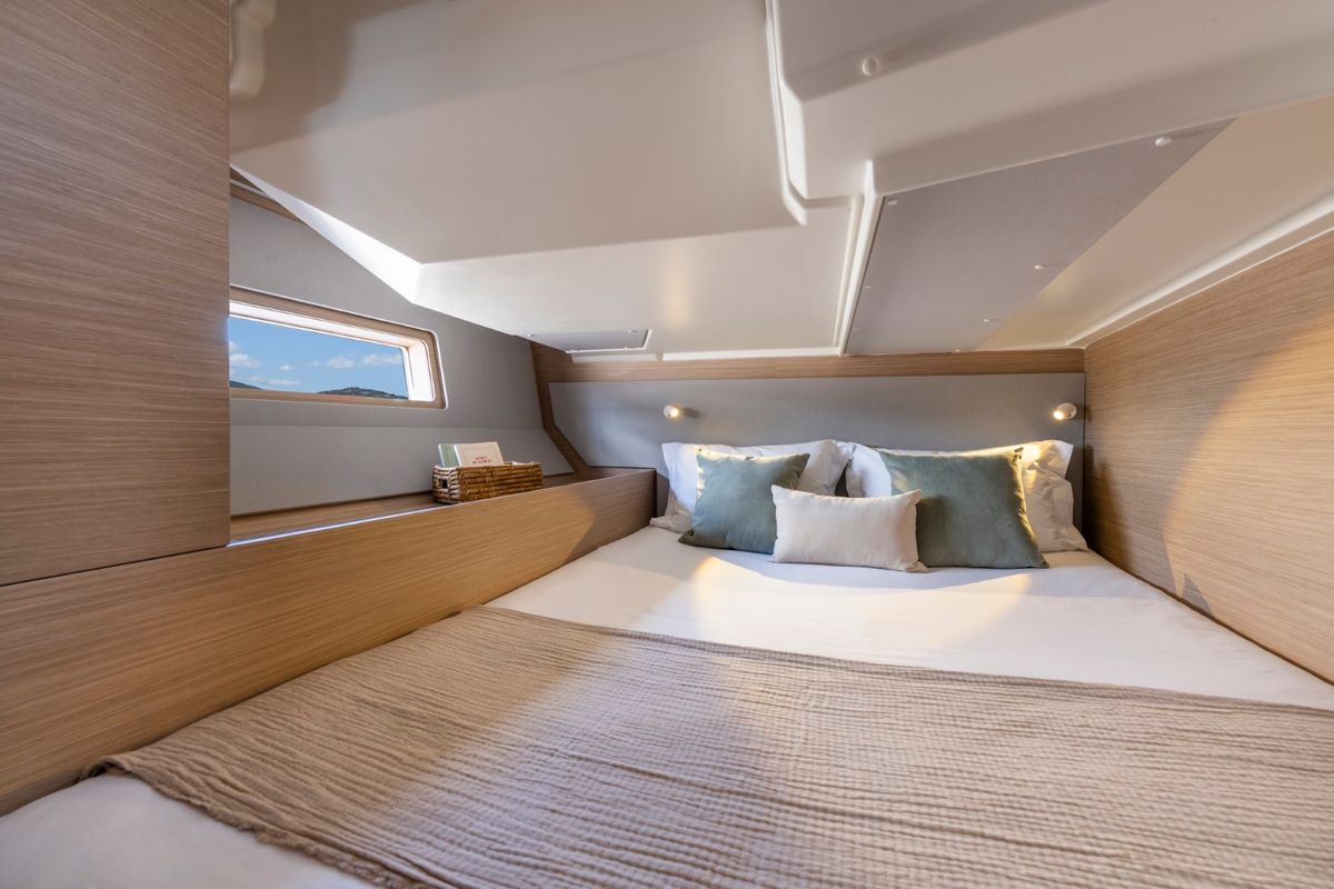 Cabin on Tinčika, a Beneteau Oceanis 52 sailboat at Split, Croatia