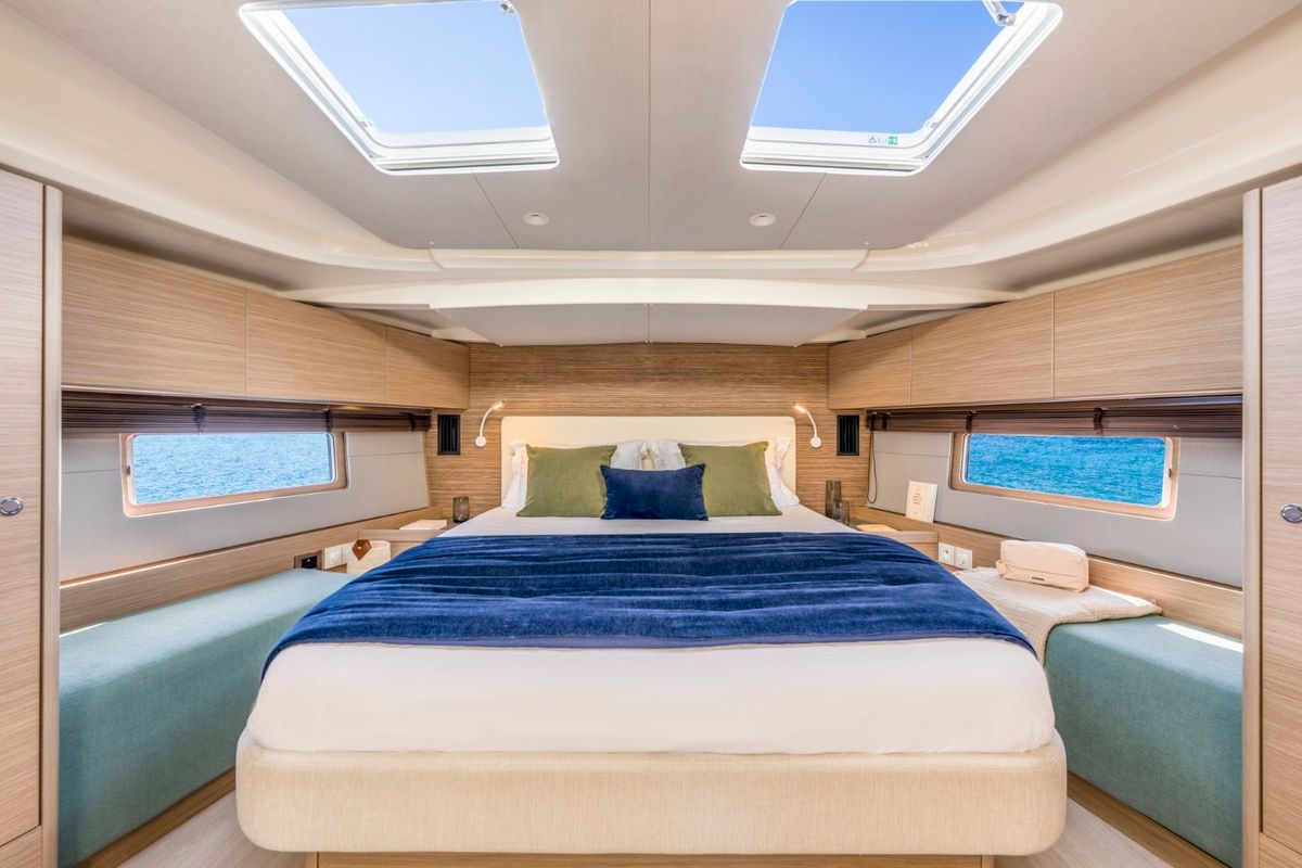 Cabin on Tinčika, a Beneteau Oceanis 52 sailboat at Split, Croatia