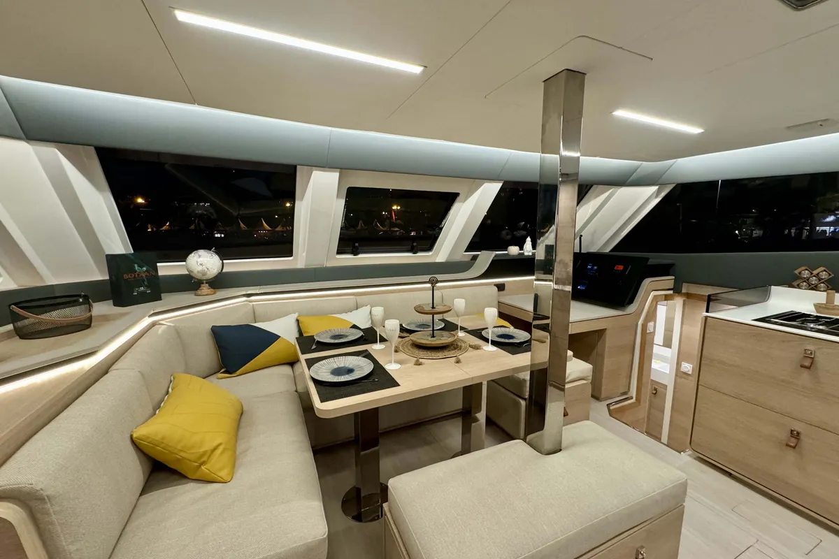 Carlota I, a Aventura Catamarans Aventura 45 catamaran at Grimaud, France