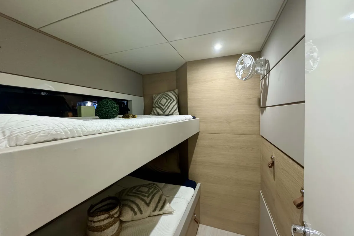 Carlota I, a Aventura Catamarans Aventura 45 catamaran at Grimaud, France