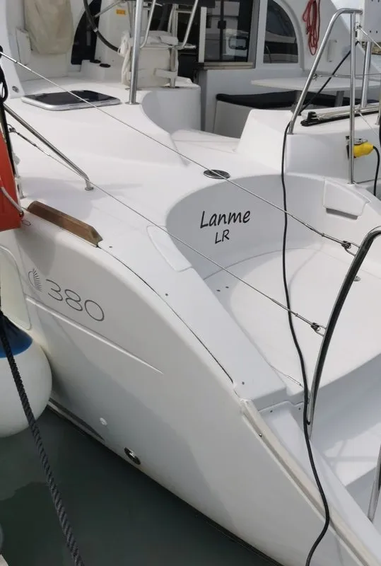 LANME, a Lagoon Lagoon 380 catamaran at Propriano, France