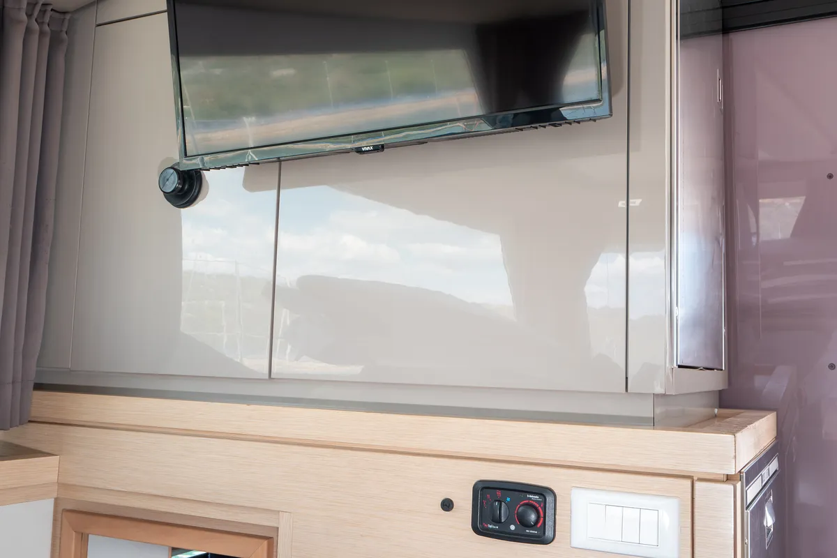 Luce, a Fountaine Pajot Lucia 40 catamaran at Punat, Croatia