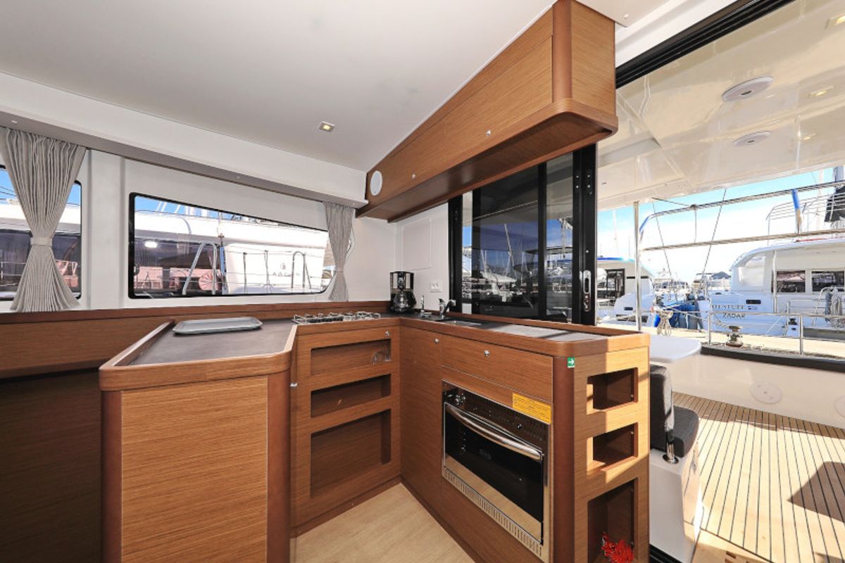 Galley of Sea Ya, a Lagoon 42 catamaran at Općina Sukošan, Croatia