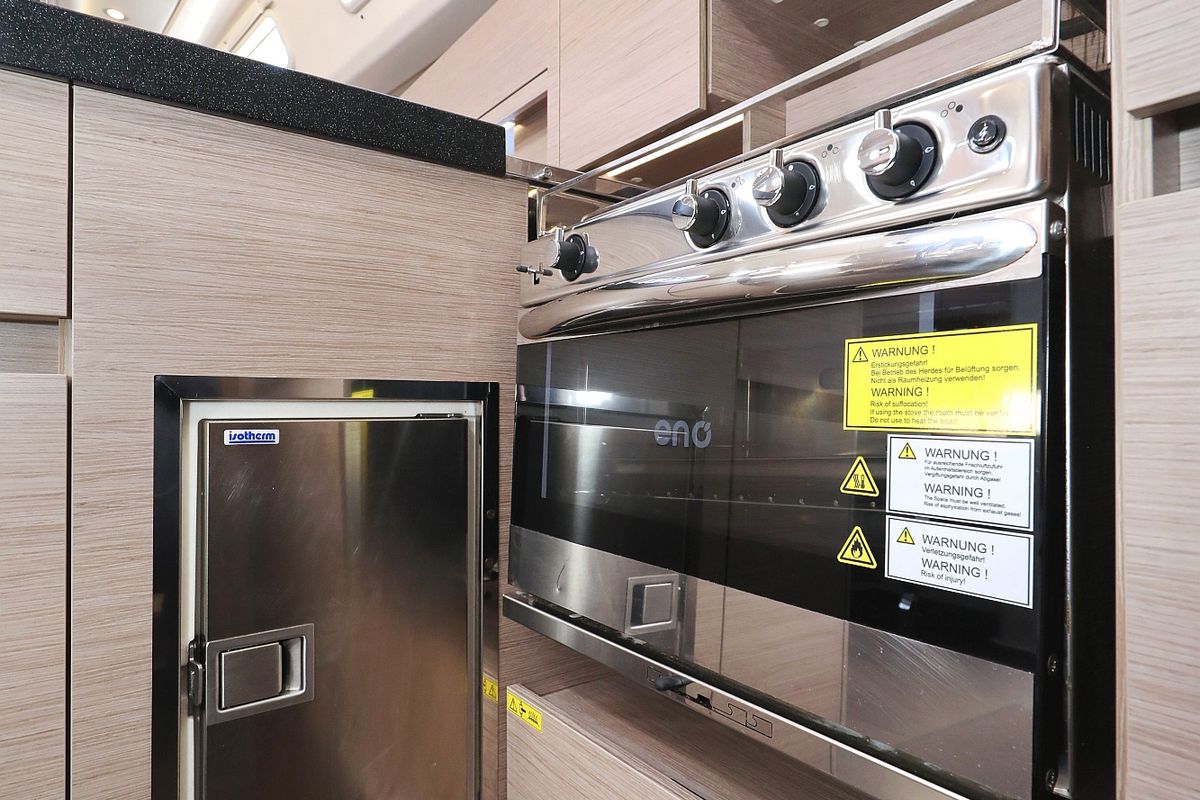 Galley of Magic Moments, a Hanse Yachts Hanse 458 sailboat at Seget Donji, Croatia
