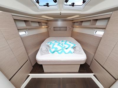 Cabin on Magic Moments, a Hanse Yachts Hanse 458 sailboat at Seget Donji, Croatia