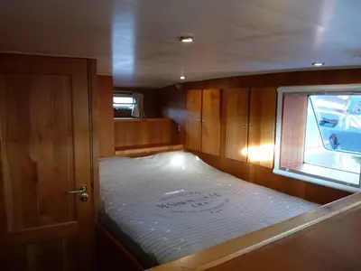 Cabin on Mimarli, a Gulet Funcraft 1200 motorboat at Akkrum, Netherlands