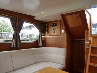 Salon of Mimarli, a Gulet Funcraft 1200 motorboat at Akkrum, Netherlands