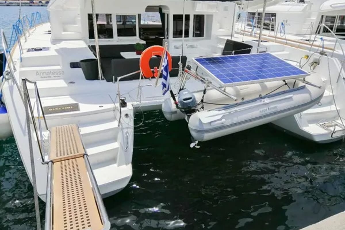 Anna Tessa, a Lagoon 450 F catamaran at Municipal Unit of Ellomenos, Greece