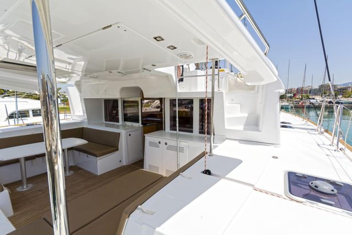 Anna Tessa, a Lagoon 450 F catamaran at Municipal Unit of Ellomenos, Greece