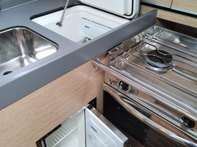 Galley of Aurélie, a Dehler 38 SQ sailboat at Punat, Croatia