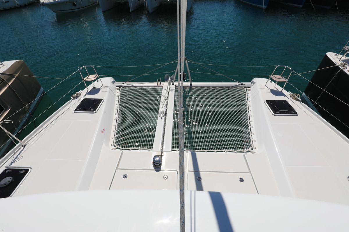 Exterior view of ZEUS, a Lagoon 42 catamaran at Općina Sukošan, Croatia