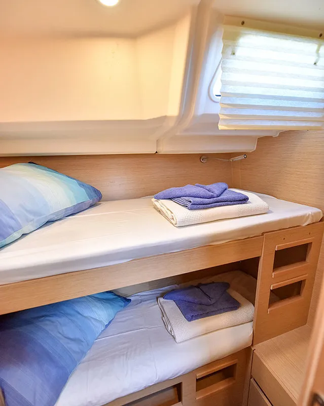 Cabin on Hamam, a Hanse Yachts Hanse 508 sailboat at Fethiye, Turkey