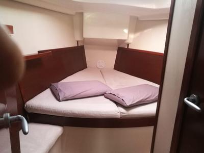 Cabin on Sensei, a Hanse Yachts Hanse 400e sailboat at Puntone di Scarlino, Italy