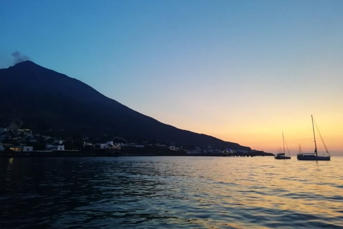 Exterior view of Sensei, a Hanse Yachts Hanse 400e sailboat at Puntone di Scarlino, Italy