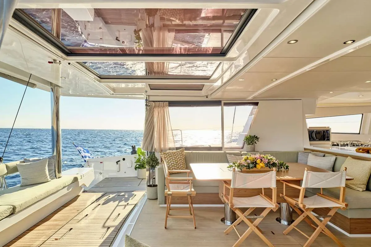 Sahana, a Bali Bali 5.4 catamaran at Municipal Unit of Nea Peramos, Greece