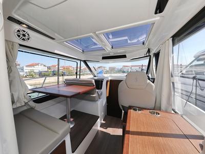 Salon of Permer, a Jeanneau Merry Fisher 895 motorboat at Pirovac, Croatia