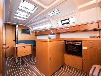 Galley of Rea, a Bavaria Cruiser 37 sailboat at Grad Biograd na Moru, Croatia
