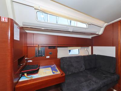 Salon of Whisper, a Hanse Yachts Hanse 388 sailboat at Grad Biograd na Moru, Croatia