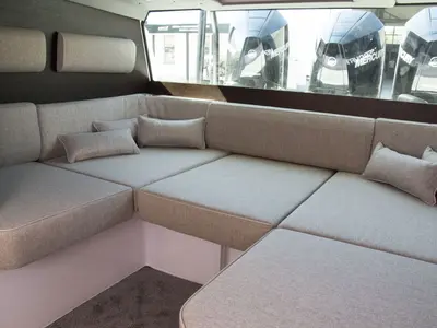 Salon of Niko, a Axopar 45 Cross Top yacht at Seget Donji, Croatia