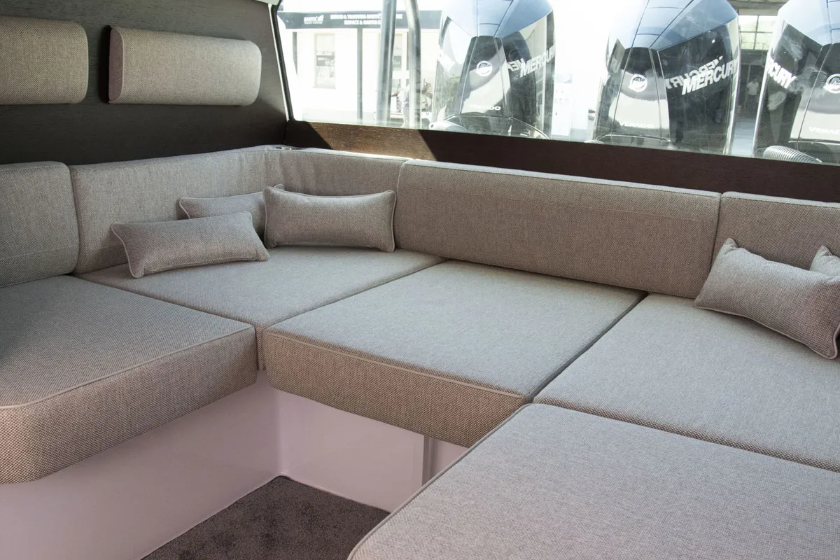 Salon of Niko, a Axopar 45 Cross Top yacht at Seget Donji, Croatia