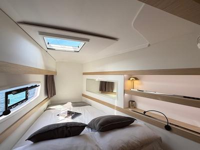 Cabin on ATLANT, a Fountaine Pajot Isla 40 catamaran at Sant Antoni de Portmany, Spain