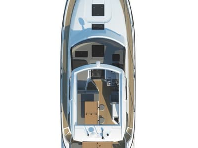 Nightlife, a Bavaria S36 Open yacht at Punat, Croatia