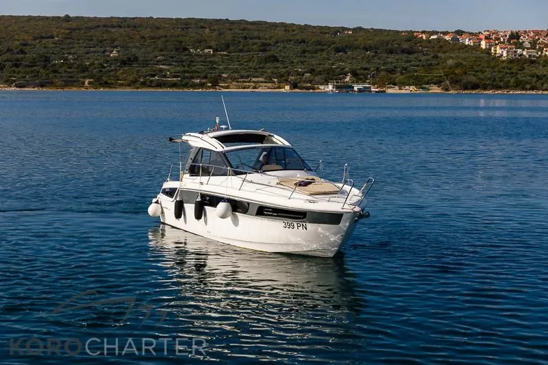Nightlife, a Bavaria S36 Open yacht at Punat, Croatia
