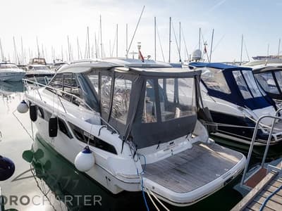Nightlife, a Bavaria S36 Open yacht at Punat, Croatia