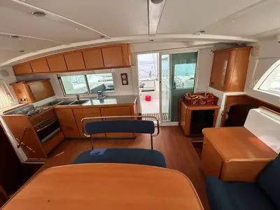 Galley of Manatee, a Lagoon 440 catamaran at Grad Vodice, Croatia