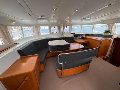 Salon of Manatee, a Lagoon 440 catamaran at Grad Vodice, Croatia