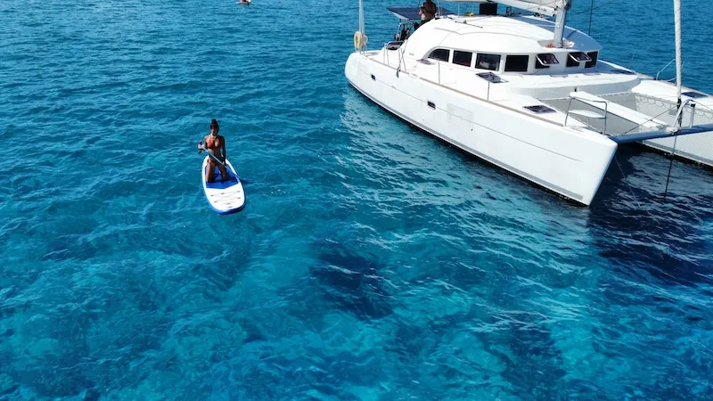 Discovery, a Lagoon Lagoon 380 S2 catamaran at San Giovanni, Italy