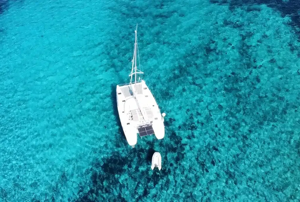 Discovery, a Lagoon Lagoon 380 S2 catamaran at San Giovanni, Italy