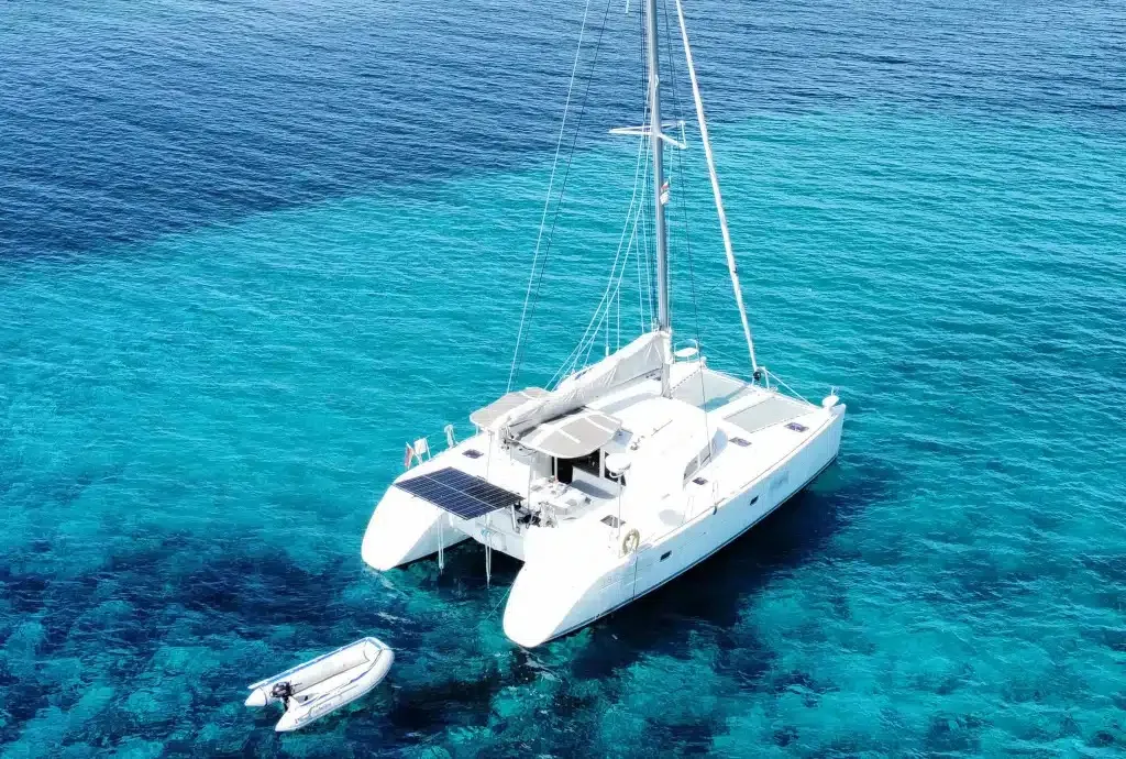 Discovery, a Lagoon Lagoon 380 S2 catamaran at San Giovanni, Italy