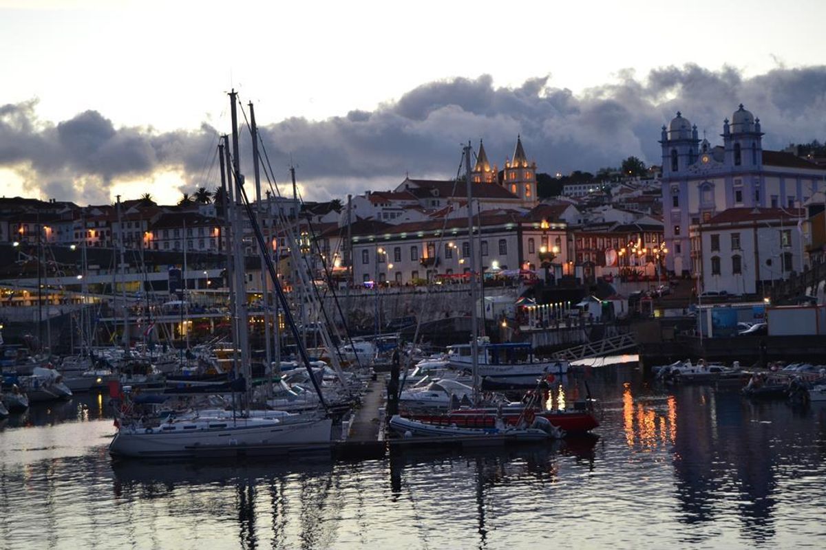 Sailtours, a Bavaria Cruiser 37 sailboat at São Pedro, Portugal
