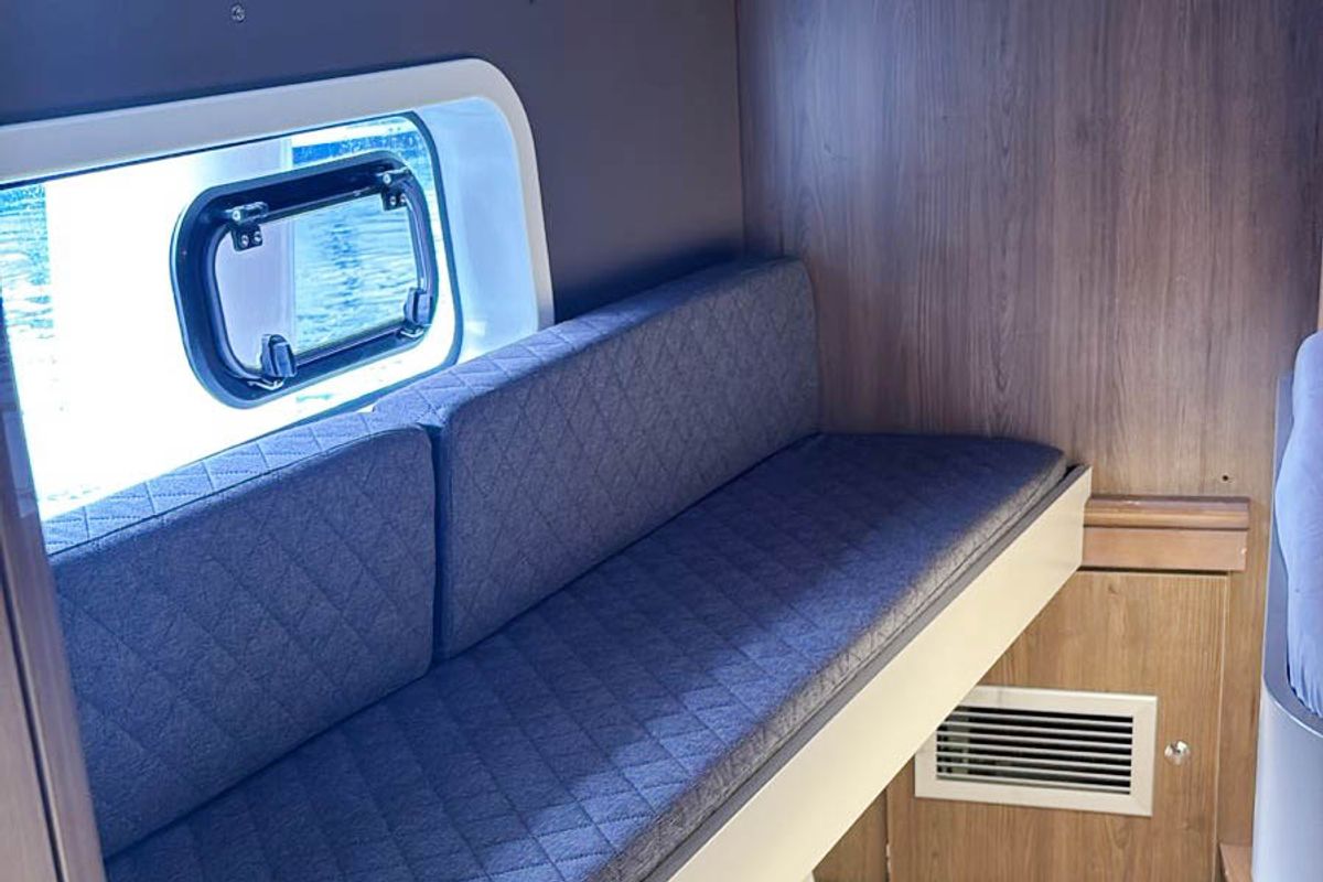 Cabin on Cosmo, a Bali Catspace catamaran at Seychelles, Eden Island Marina, Seychelles
