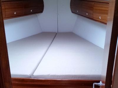 Cabin on Ankereva, a Bavaria 36 sailboat at Volos Municipality, Greece