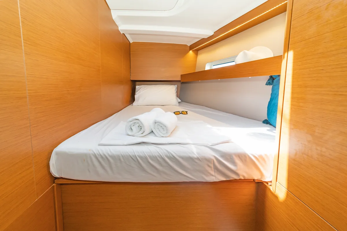 Calico Jack, a Jeanneau Sun Odyssey 490 sailboat at Athens, Greece